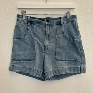 Madewell High Rise Cuffed Denim Shorts